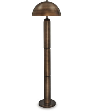 Wendfield Metal Floor Lamp Antique Copper