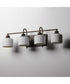 Bisque 4-Light Bath Vanity Oil Rubbed Bronze