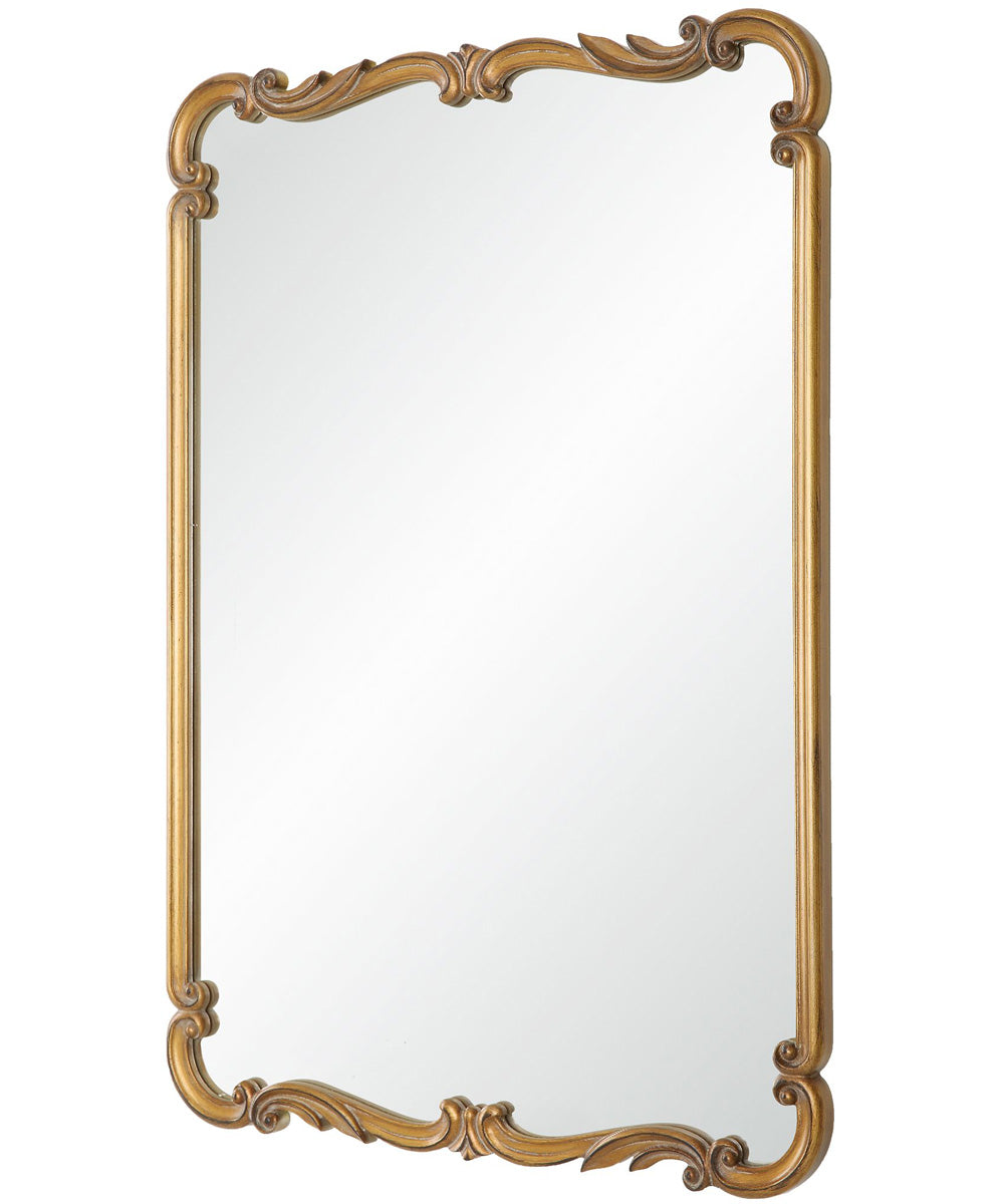 22x32" Wall Mirror in Antique Gold