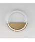 Hoopla LED Wall Sconce White/Gold