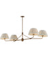 Dunbridge 4-Light Chandelier Weathered Brass