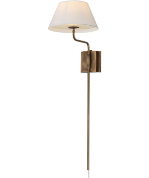 Dunbridge 1-Light Wall Sconce Weathered Brass
