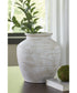 Meadie Vase Distressed White