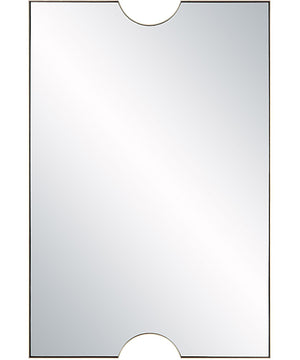Ticket Gold Vanity Mirror