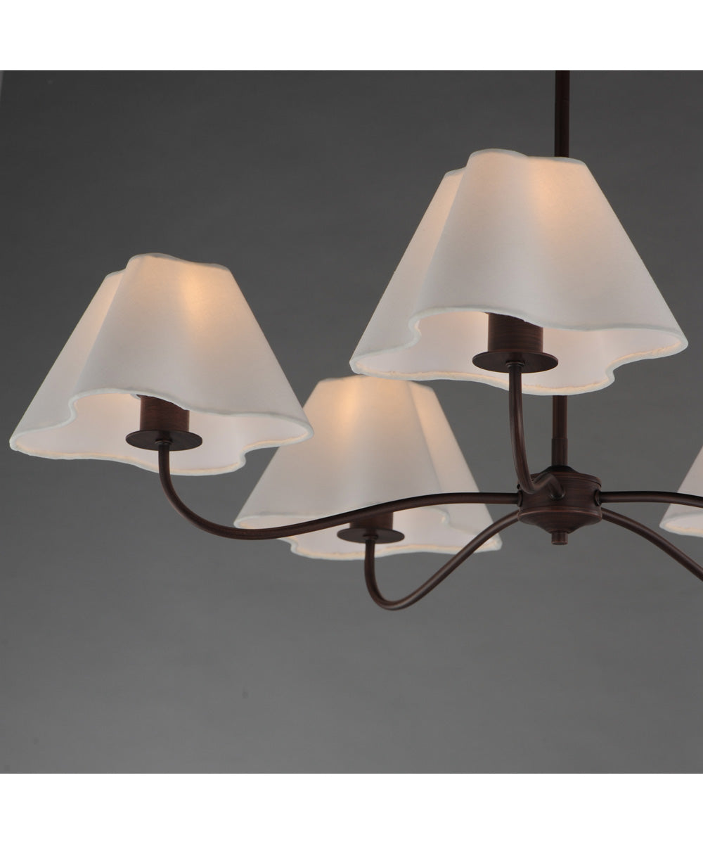 Saxon 5-Light Chandelier Oil Rubbed Bronze