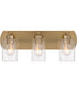 Hendrix 3-Light Lighting Satin Brass