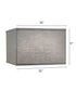16x16x11 Ash Geneva Linen Square Hardback Lampshade