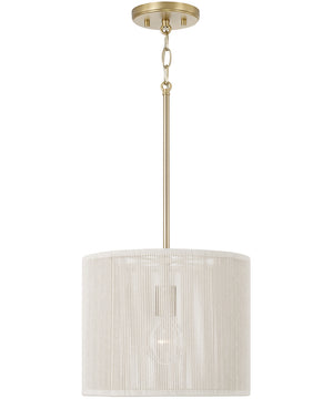 Tara 1-Light Pendant Matte Brass