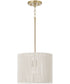 Tara 1-Light Pendant Matte Brass