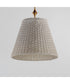 Baja 16 inch Single Pendant Natural Aged Brass