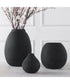Hearth Matte Black Vases, Set of 3