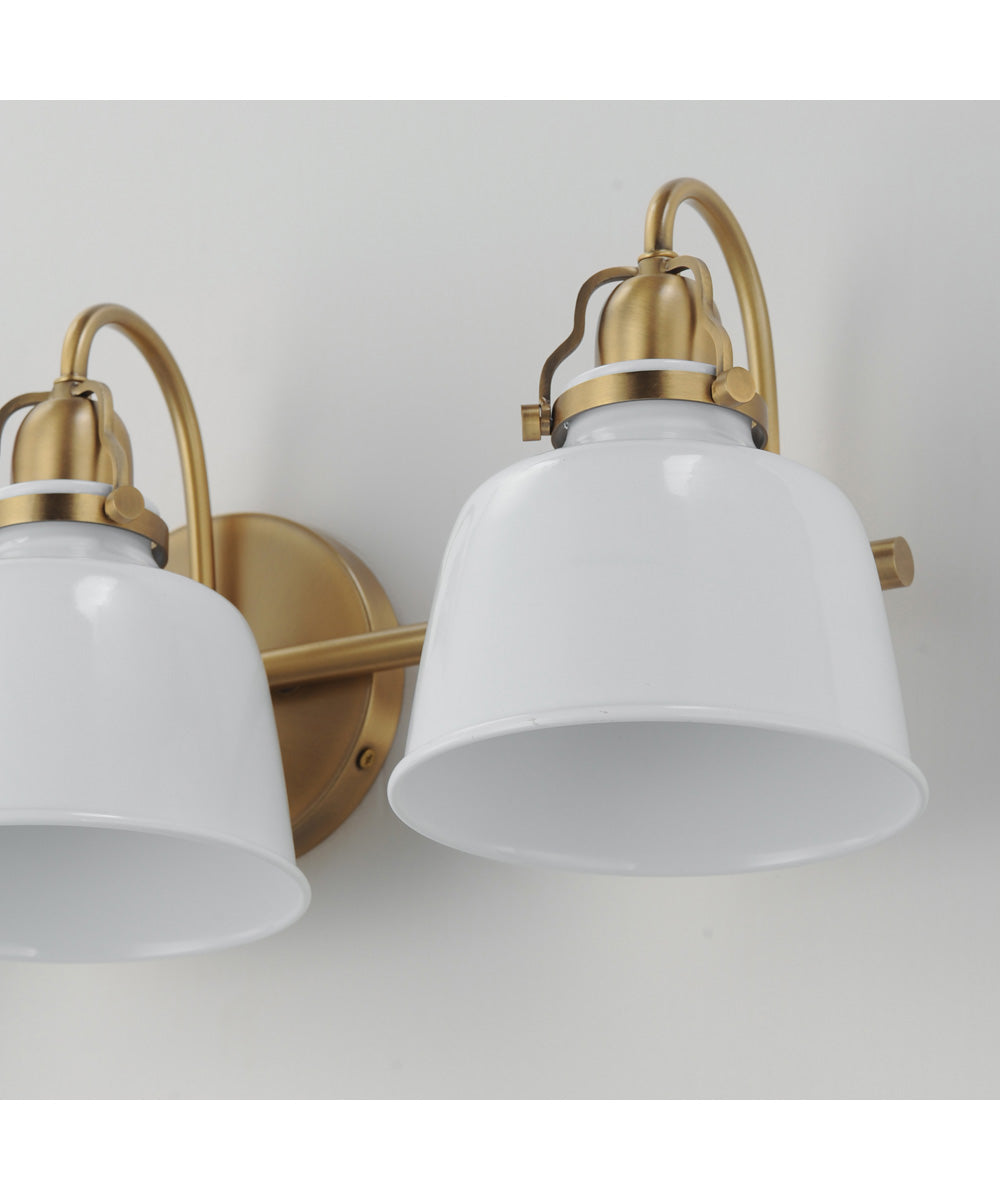 Hollis 3-Light Sconce Natural Aged Brass