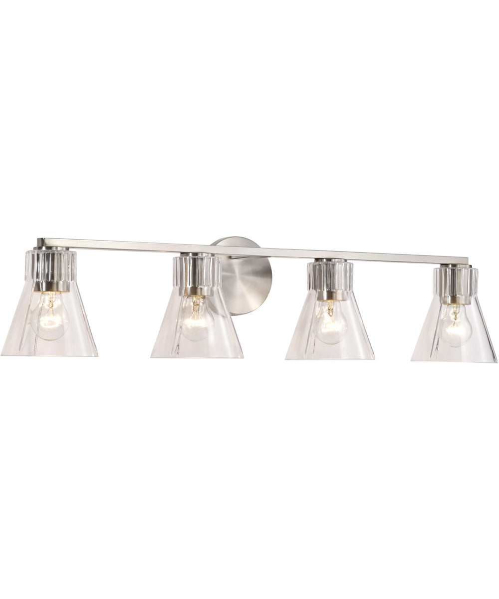 Gianna 4-Light Vanity & Wall Brushed Nickel