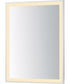 Framed 24x32 LED Mirror - 3CCT Satin Nickel