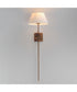 Dunbridge 1-Light Wall Sconce Weathered Brass