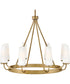 Selma 8-Light Medium Single Tier in Gold