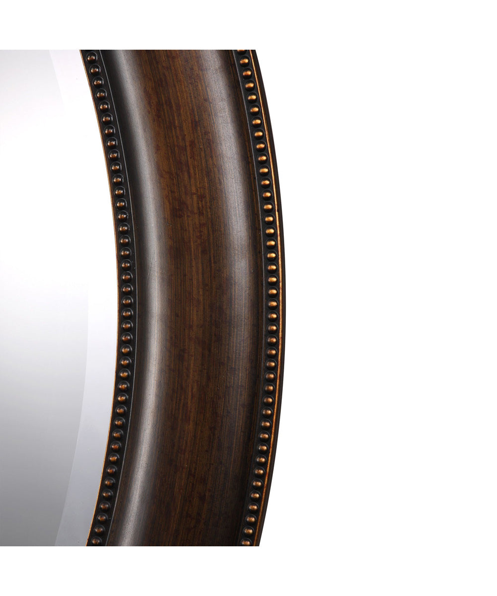 22x30" Wall Mirror Dark Bronze with Antique Gold