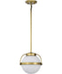 Lakeshore 1-Light Pendant Natural Brass