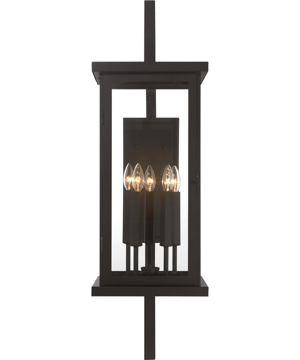 Jordan 5-Light Outdoor Lighting Textured Black