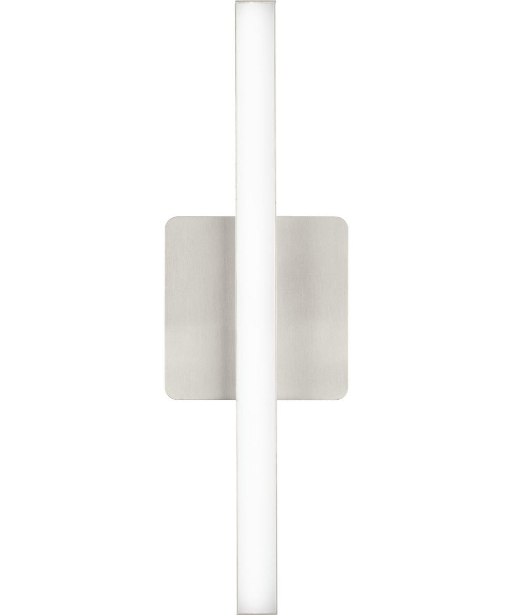 Phase 4 16 in. Small Modern Integrated 3CCT Integrated LED Linear Vanity Light Brushed Nickel