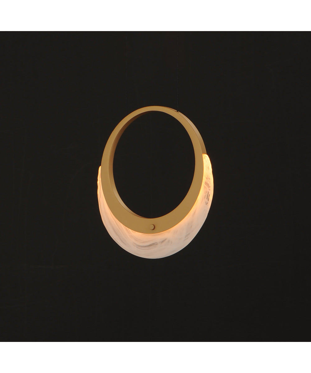 Lyra 1-Light LED Pendant Gold