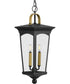 Chatsworth Black 2-Light Hanging Lantern Textured Black