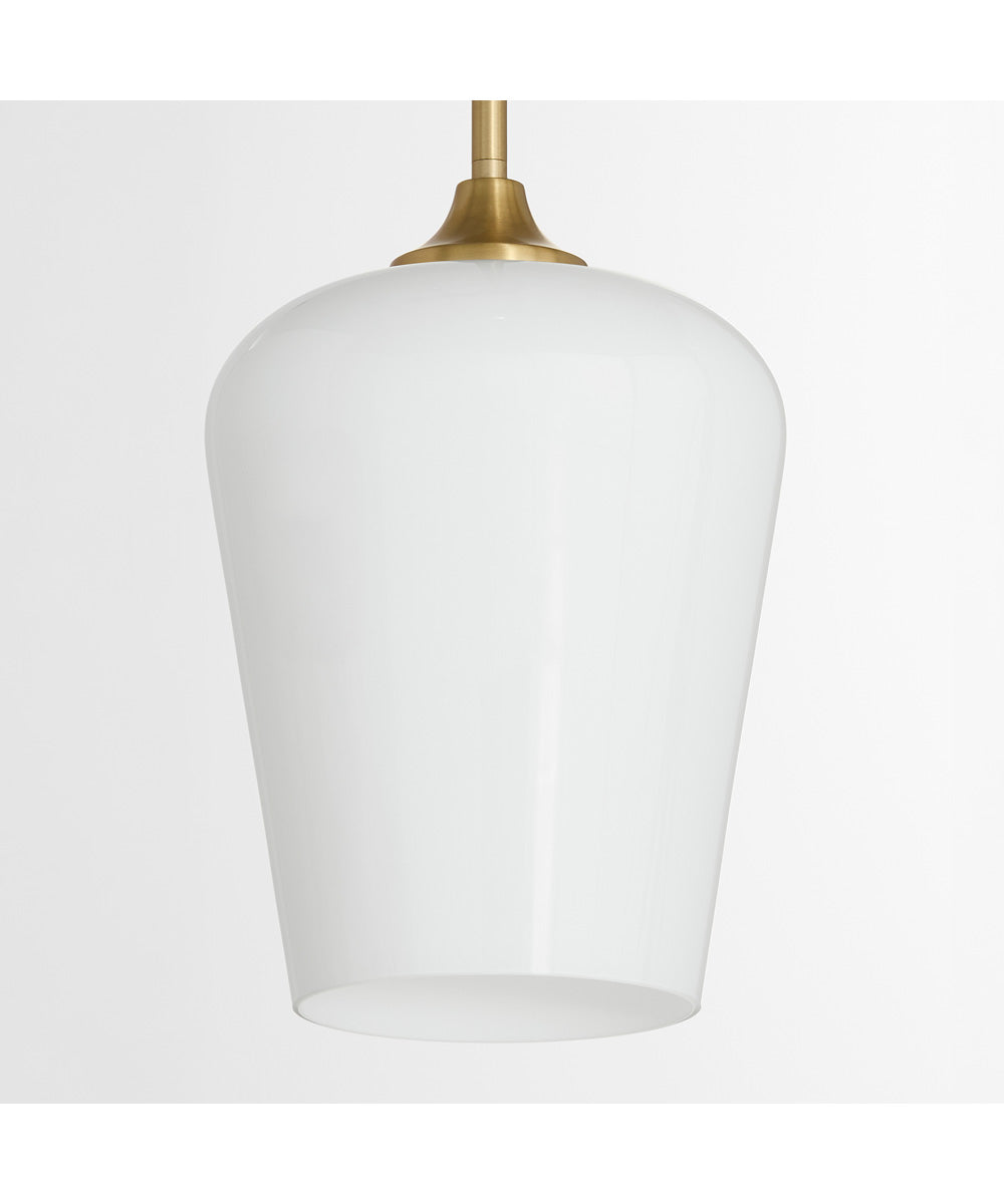 Raymond Pendant Aged Brass