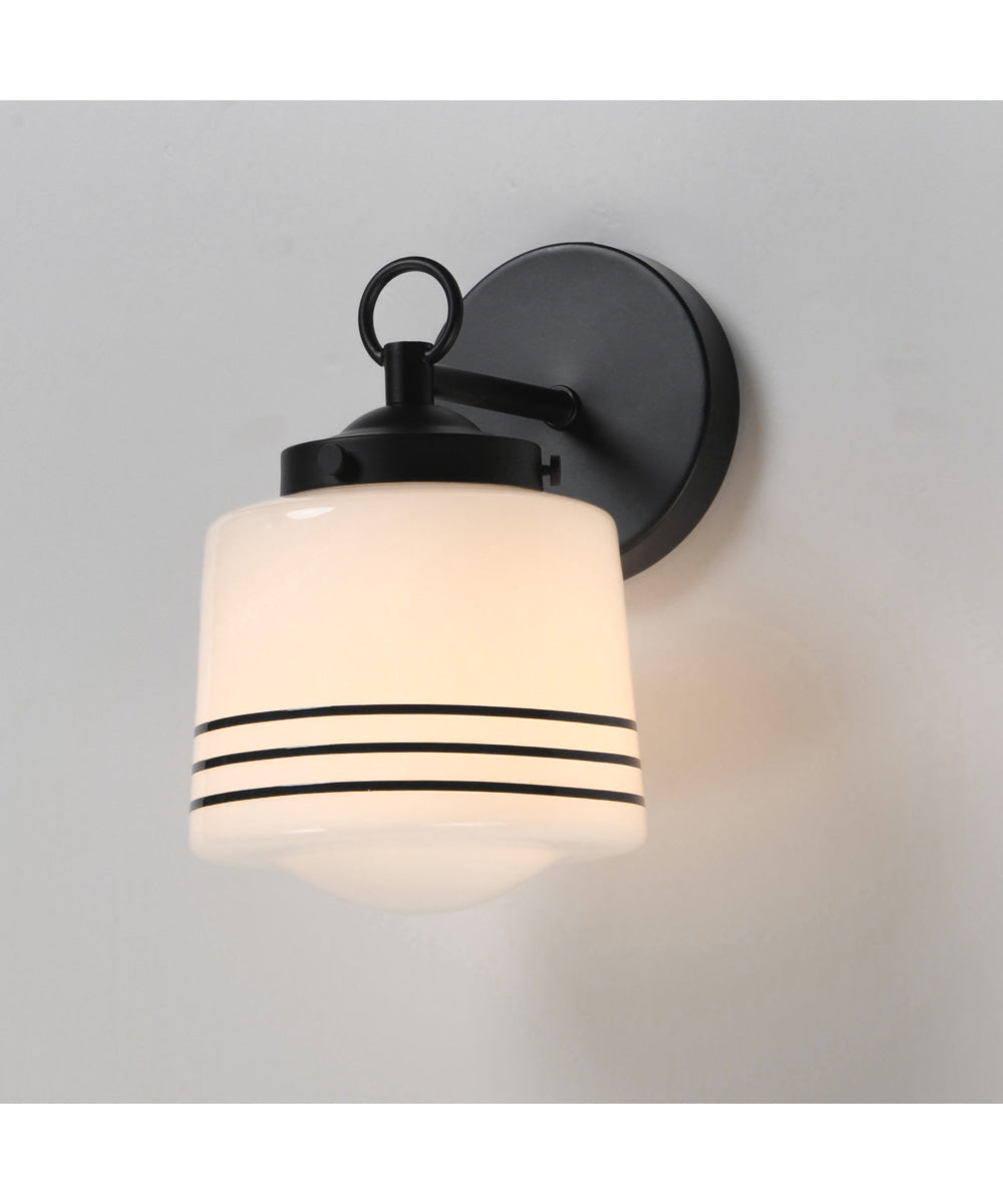 Eureka 1-Light Wall Scone Black