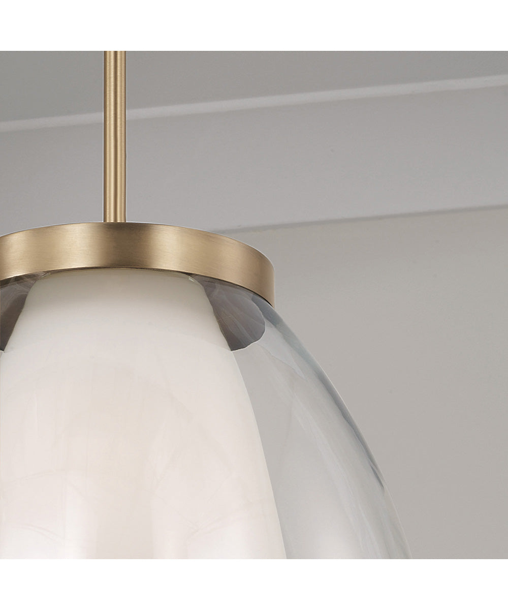 Joss 1-Light Pendant Aged Brass