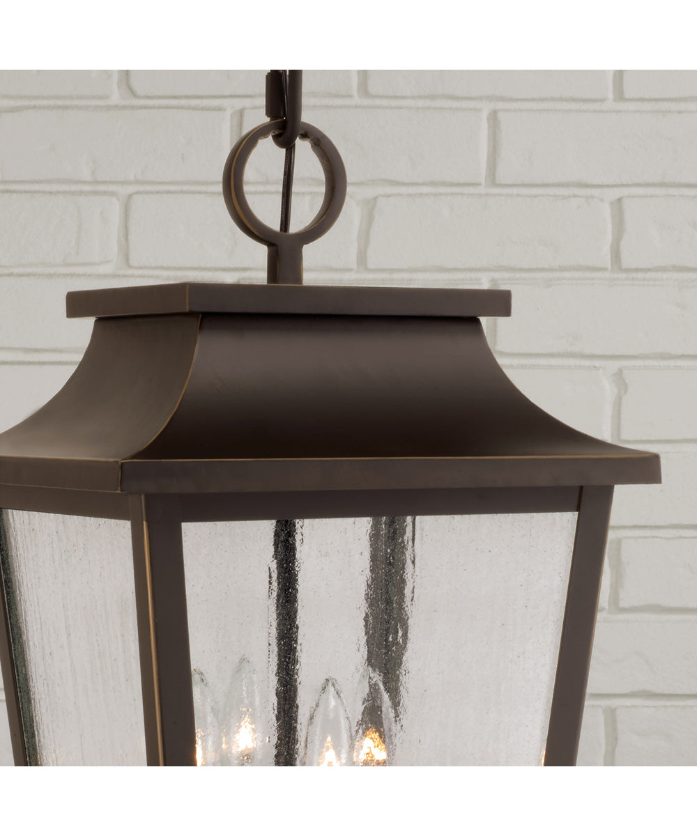Chandler 4-Light Outdoor Hanging-Lantern Oiled Bronze