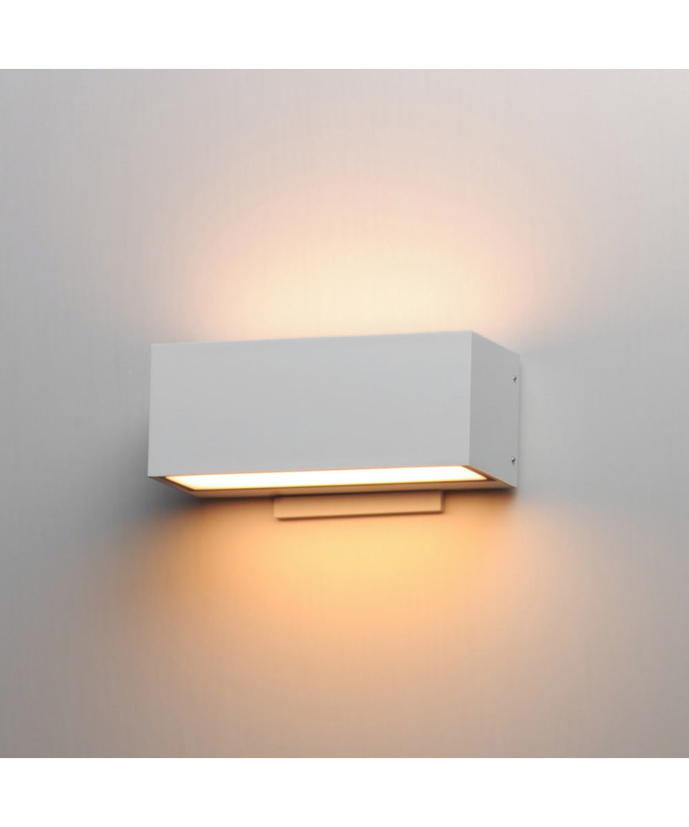 Blok 9 inch LED Outdoor Wall Sconce White