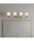 Jacobs 4-light Bath Light Bronze Gold