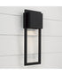 Nate 1-Light Outdoor Wall-Lantern Black