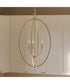 Jheni 3-Light Foyer Pendant Brushed Gold