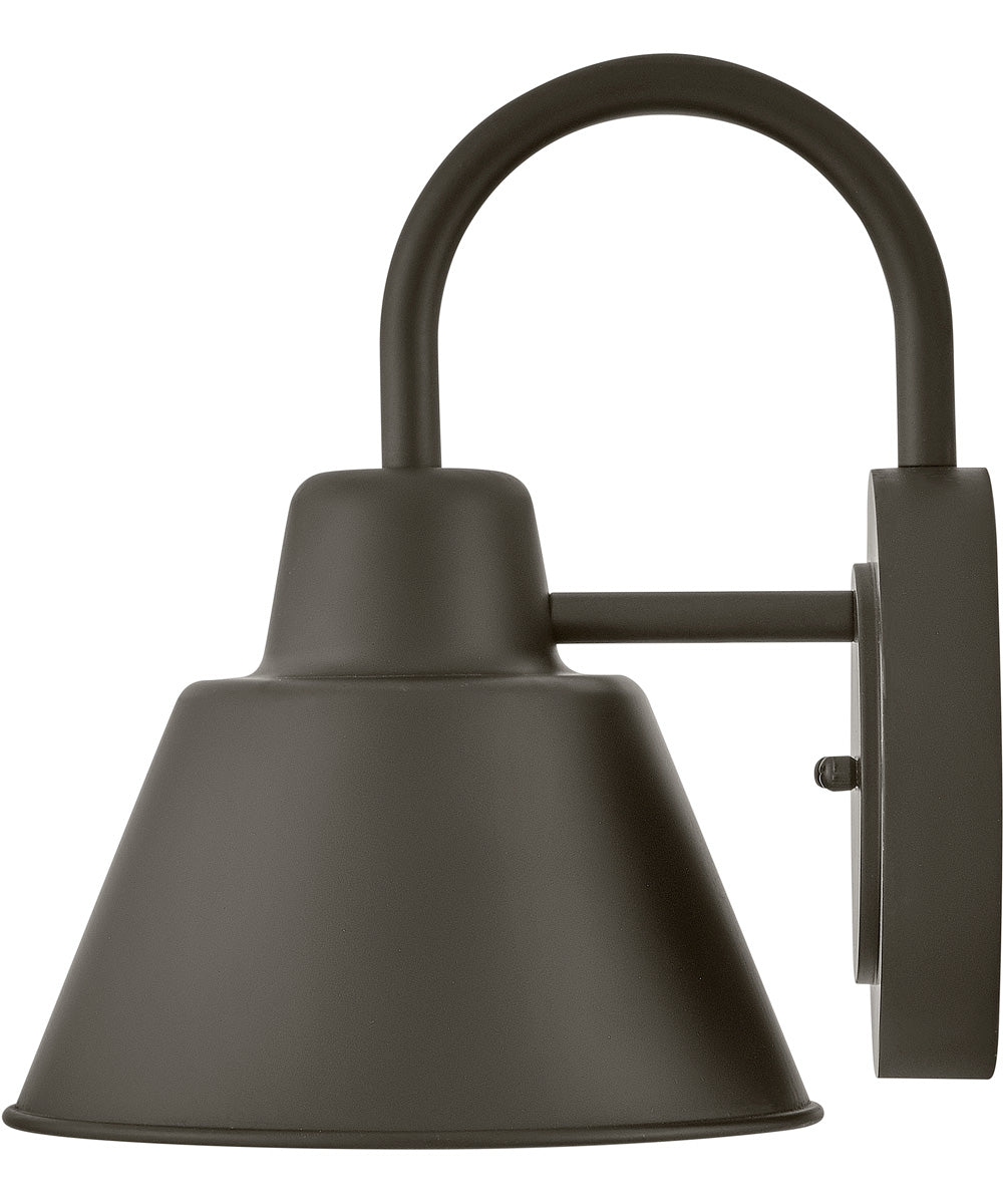 Wes 1-Light Small Gooseneck Barn Light in Oil Rubbed Bronze