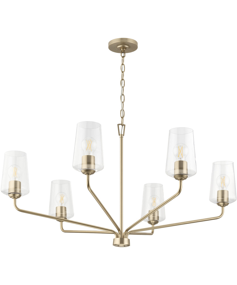 Celino 6-Light Large Chandelier Champagne Bronze
