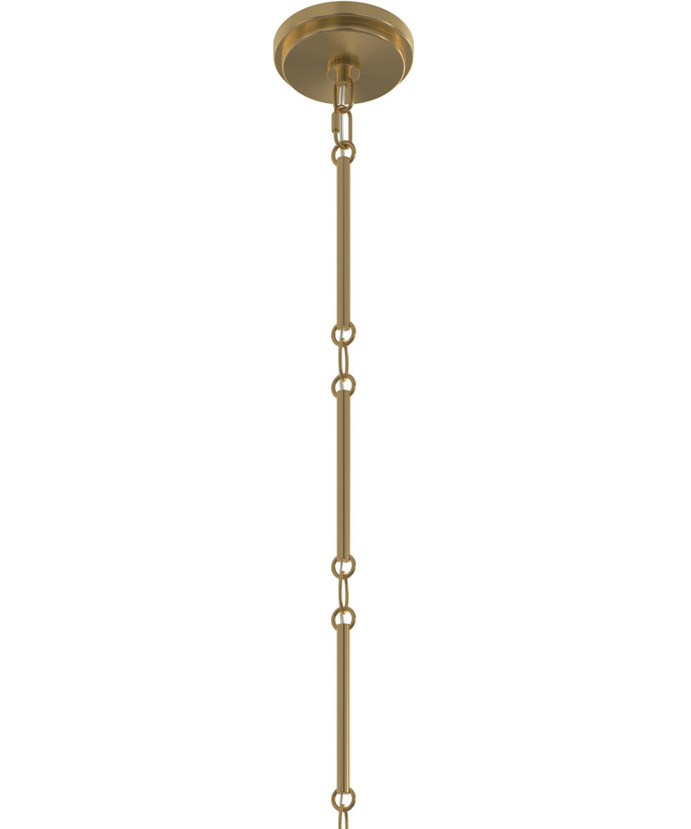 Pilar 6-Light Chandelier Brushed Gold