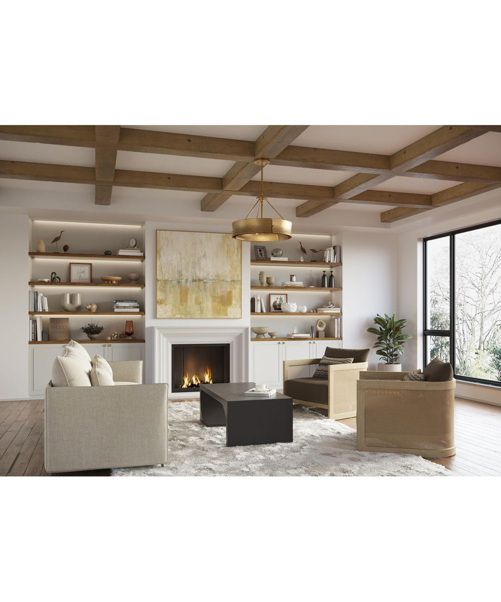 Lusail 4-Light Pendant Soft Gold