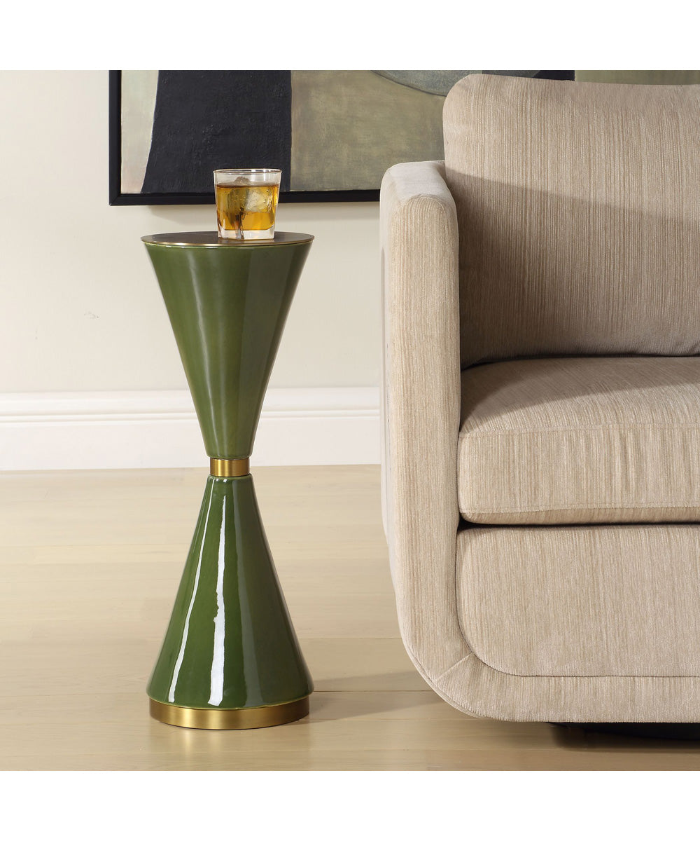 Ronde Jade Green Drink Table