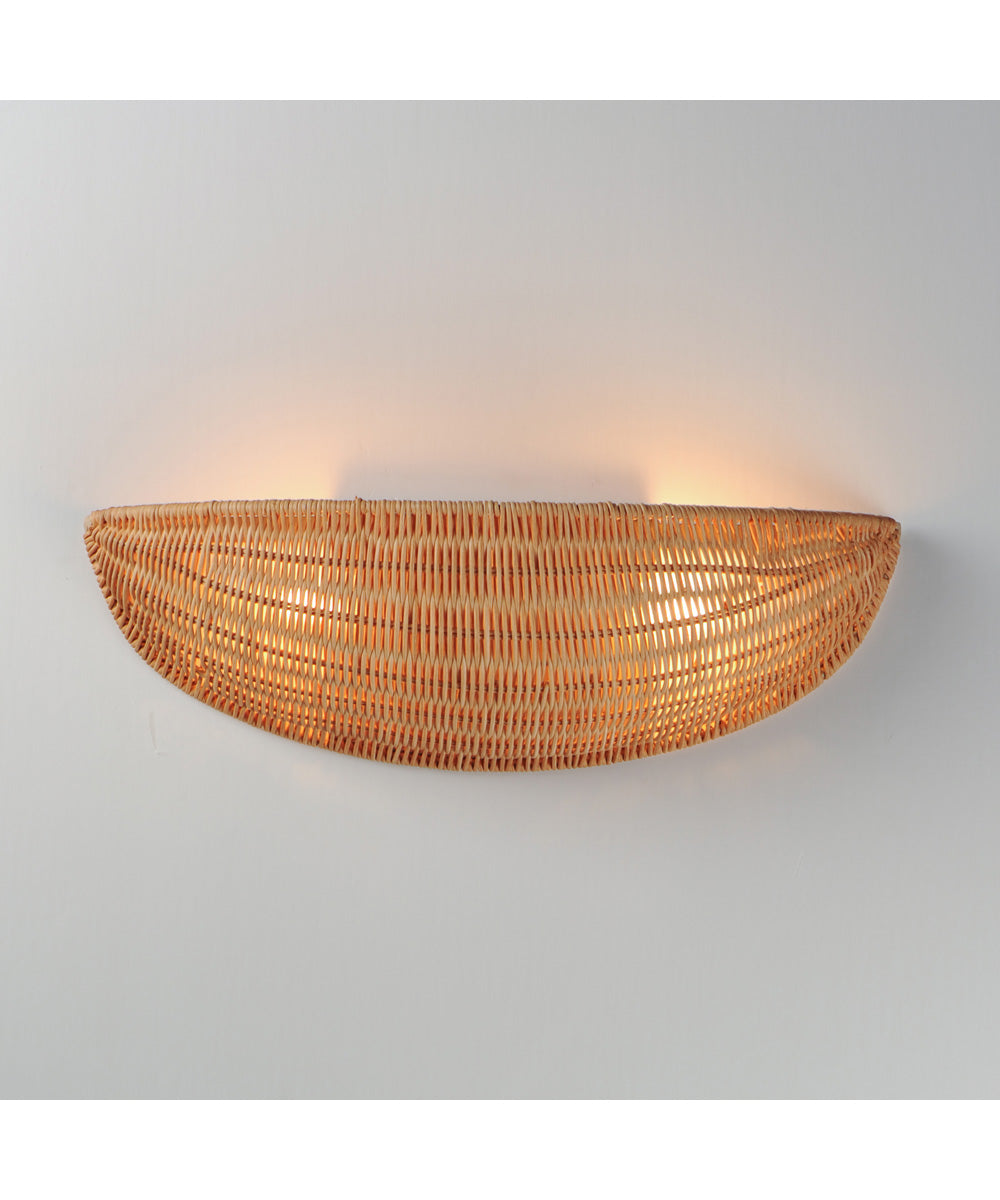 Bower Wall Sconce Natural Aged Brass