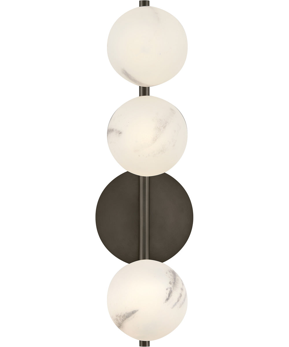 Selene 3-Light Large Three Light Sconce in Black Oxide