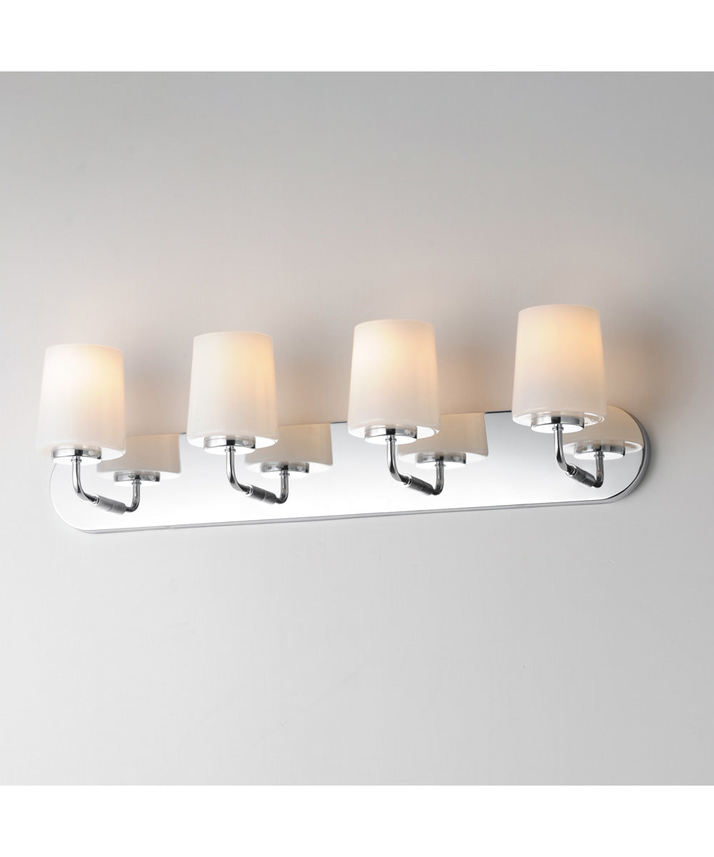 Durham 4-Light Strip Bath Vanity Polished Chrome