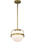 Lakeshore 1-Light Pendant Natural Brass