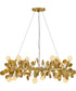 Lolli 12-Light Medium Single Tier Chandelier in Distressed Brass