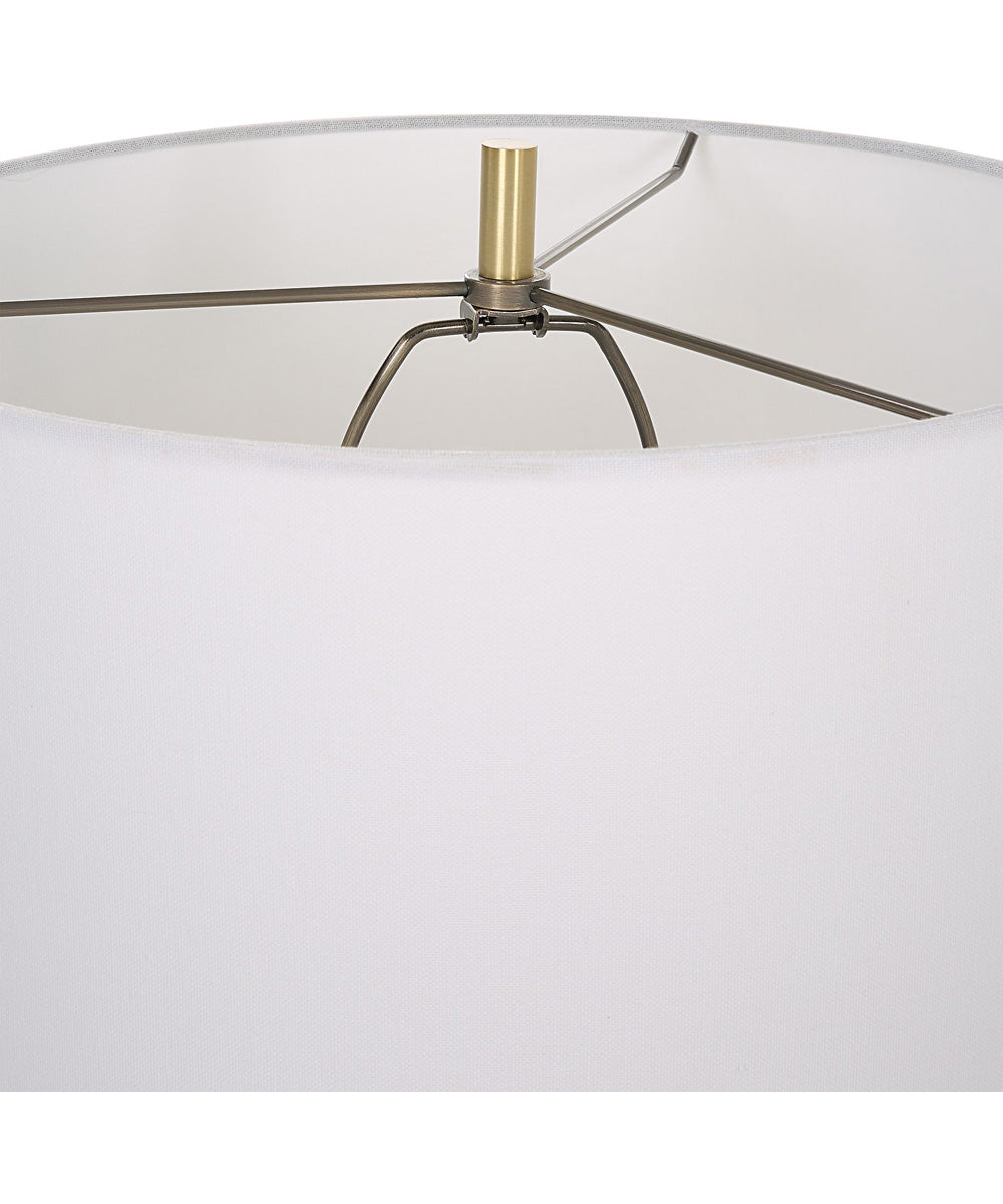 Ruse Whitewashed Table Lamp