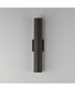 Caldera 20 inch Outdoor Wall Sconce Architectural Bronze