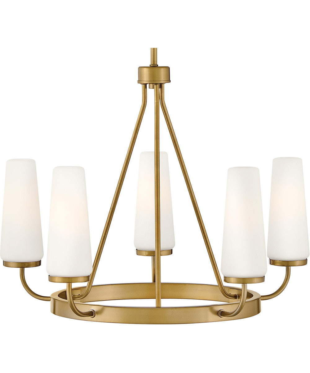 Selma 5-Light Medium Single Tier in Gold