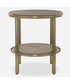 Elise Round Brass Side Table