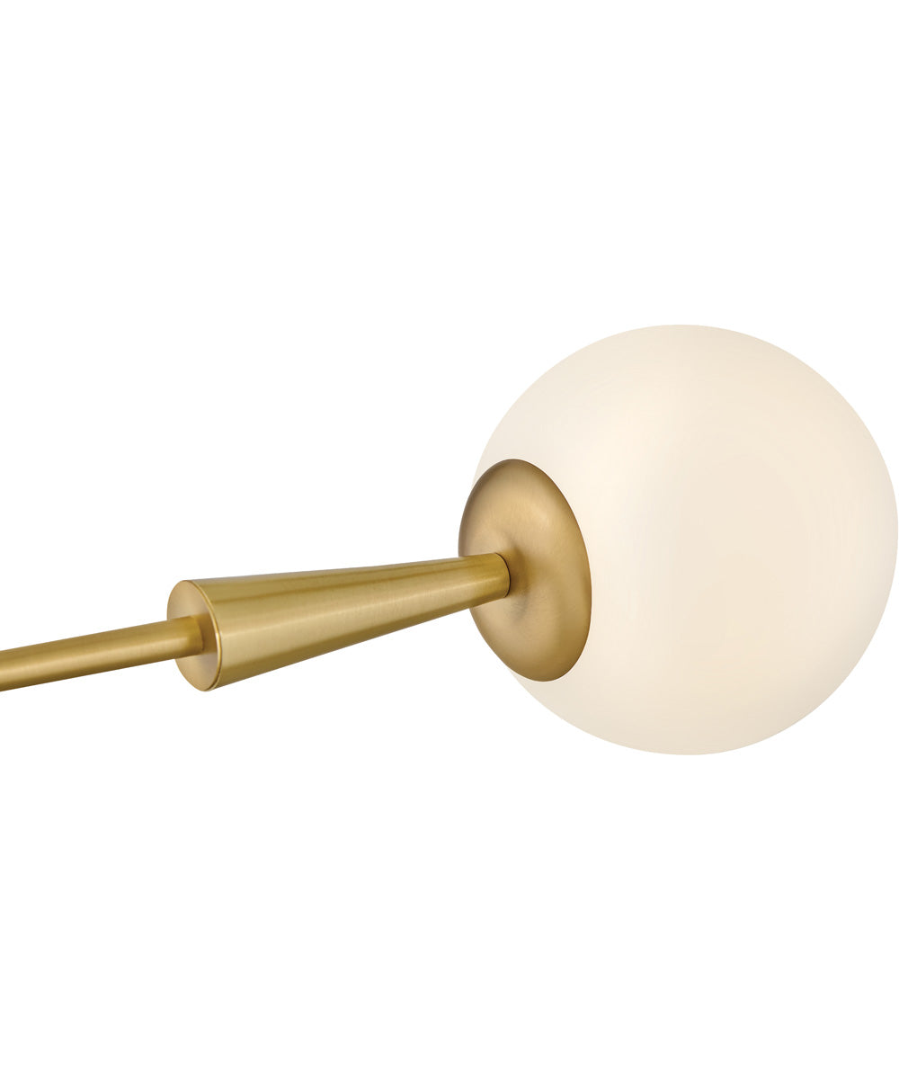 Maude 2-Light Medium Single Tier in Lacquered Brass