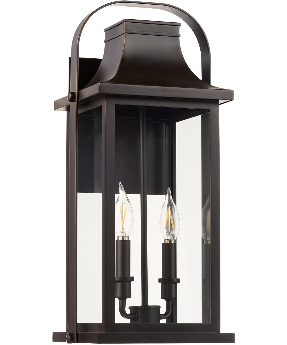 Downey Outdoor Wall Lantern Wall Mount Light Fixture Bronze